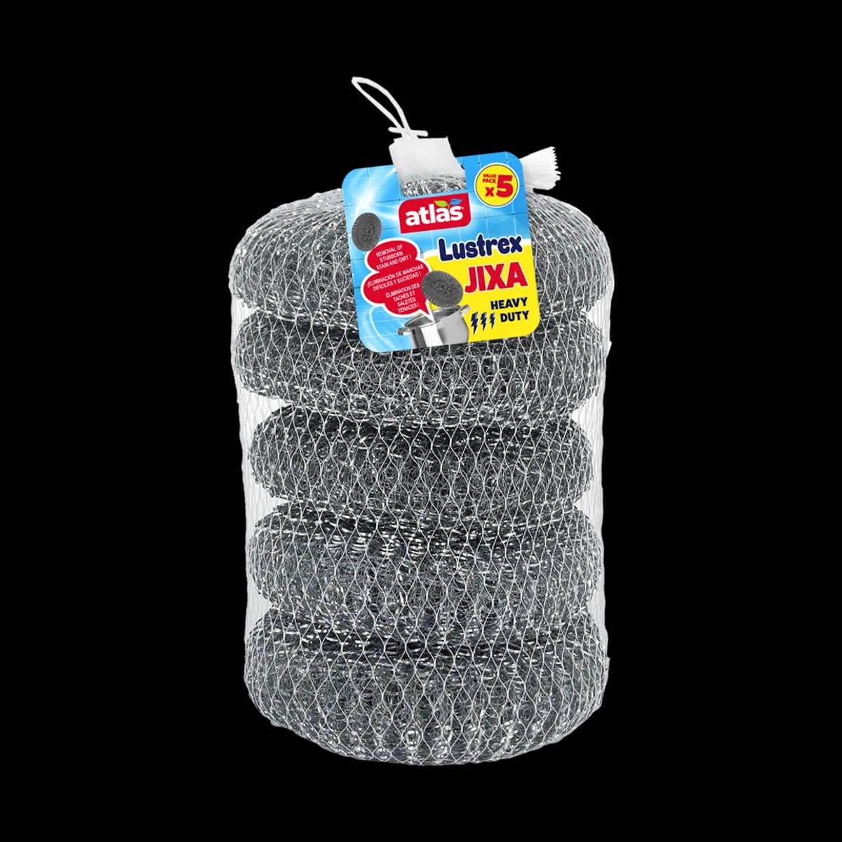 Lustrex Jixa Metallic Cleaning Pad — pack of 5, photograph 2
