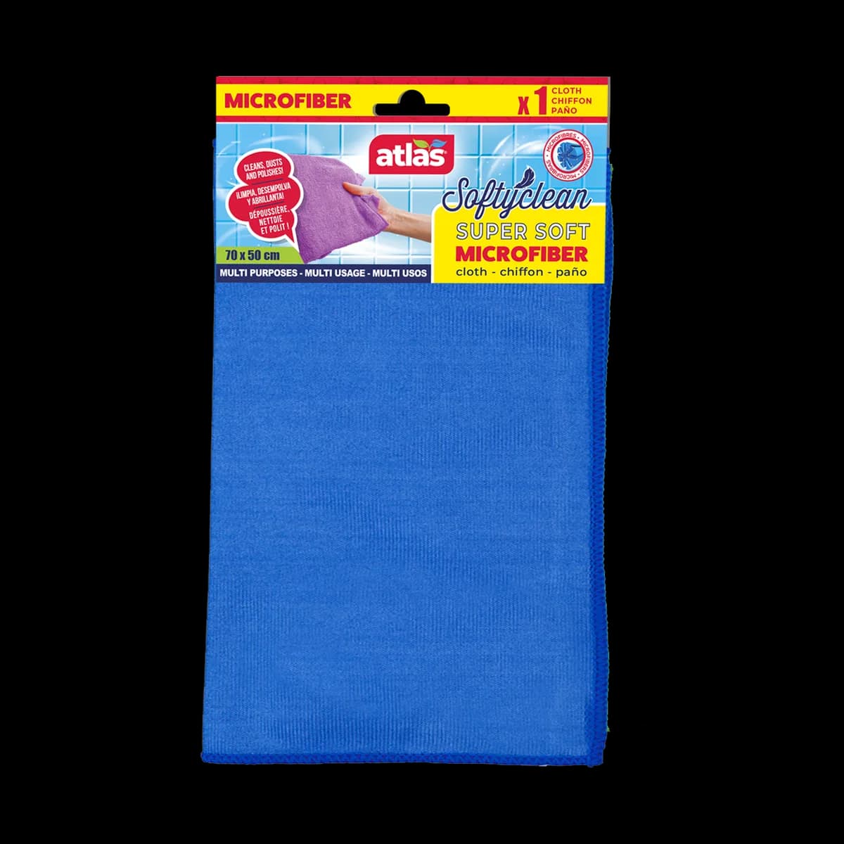 Softyclean 70 × 50 cm Floor Cloth — Atlas Limpieza product photograph
