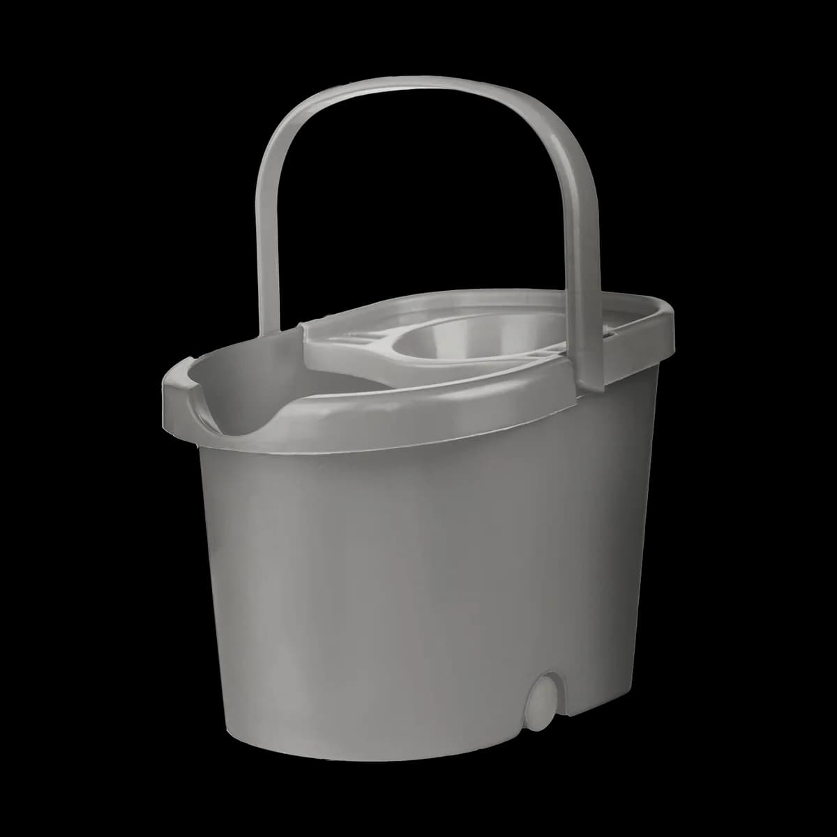 Clean Up Roller Wringing Bucket — gris colourway, photograph 2