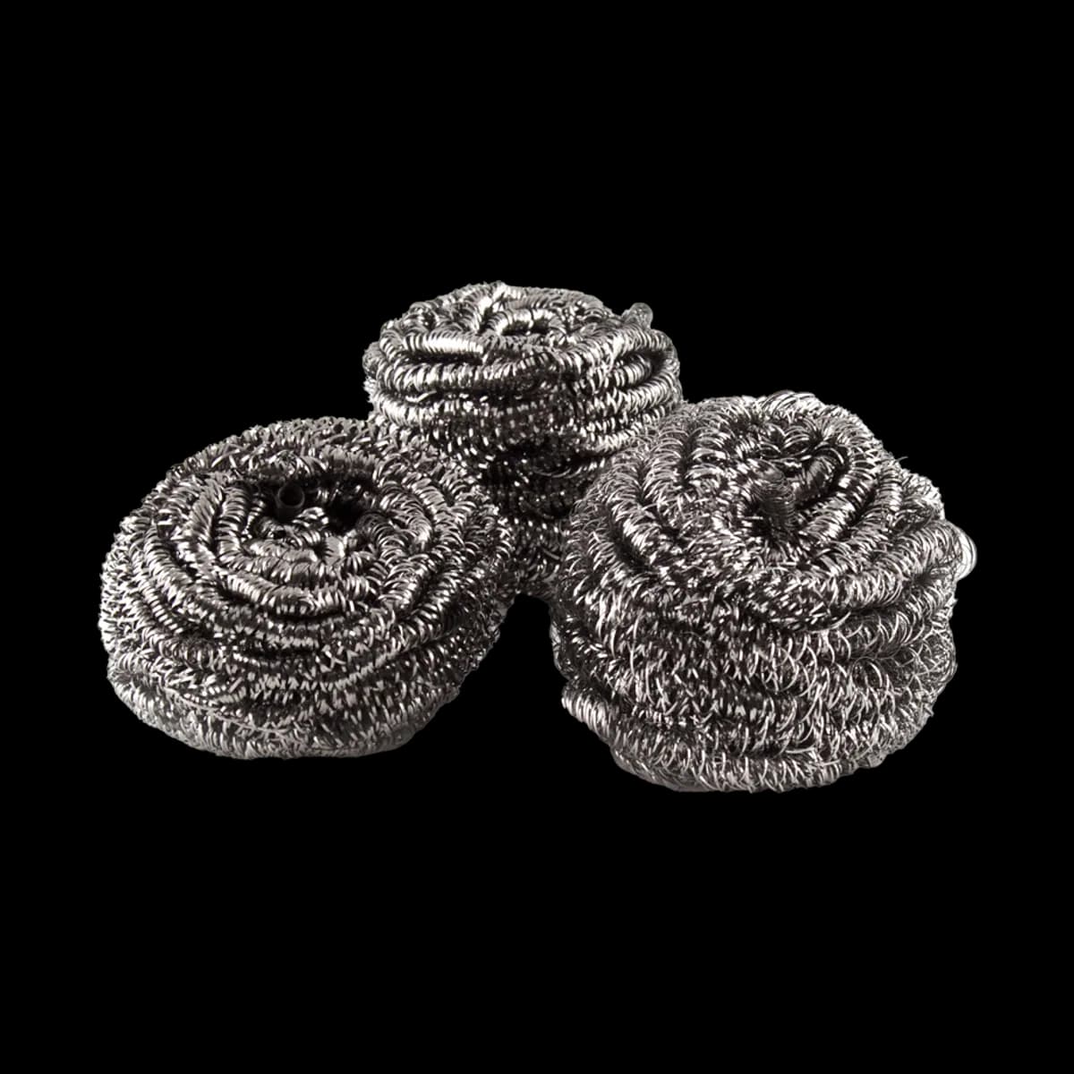Lustrex Inox Scourers — pack of 3, photograph 2